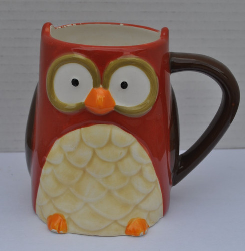 Owl ceramic coffee mug oz - ceramic,